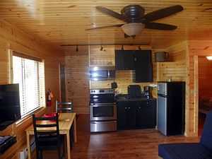 Lakeside Cabin Kitchen