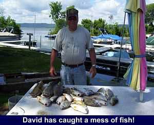 David has caught a mess of fish!